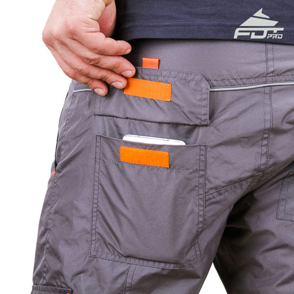 Comfortable Design Pro Pants with Durable Back Pockets for Dog Training