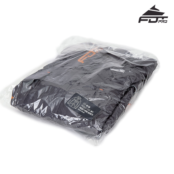 FDT Pro Dog Training Jacket with High Quality Velcro Patches