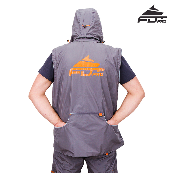 FDT Pro Dog Trainer Jacket with Back Pockets for Any Weather