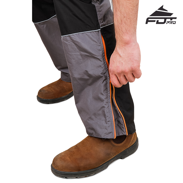 Professional Design Dog Tracking Pants with Best quality Zippers
