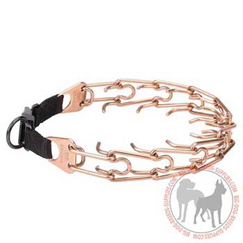 Non-corrosive Pinch Dog Collar for Silent Training