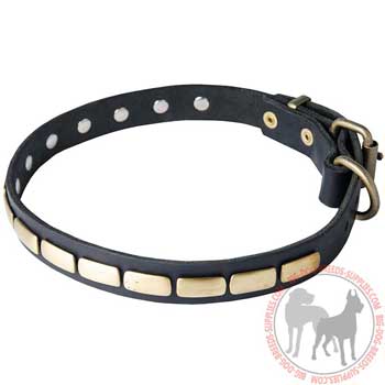 Dog Leather Collar for Training Large Breeds