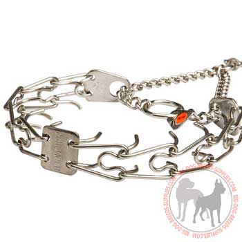 Pinch Dog Collar with Red Label