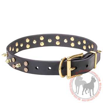 Stylish dog collar of Pure Leather