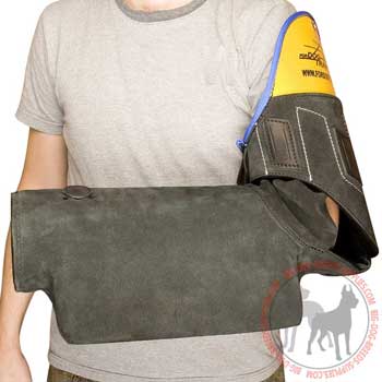 Bite Sleeve with Plastic Shoulder Protector
