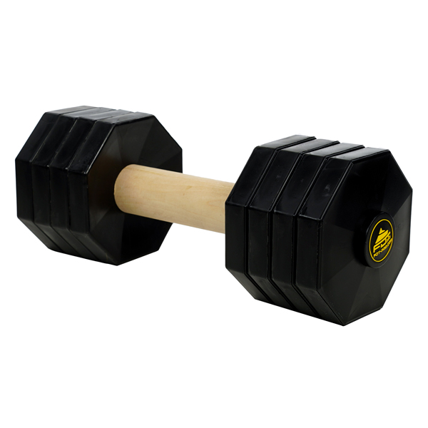 Safe Retrieve Dog Training Dumbbell of Dried Wood