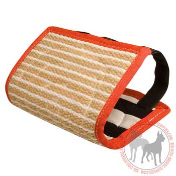Jute protection sleeve cover for bite training 