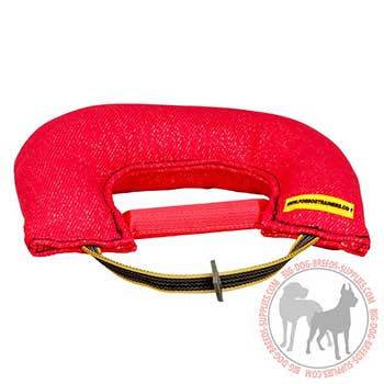 Functional Dog Bite Tug in Red Color
